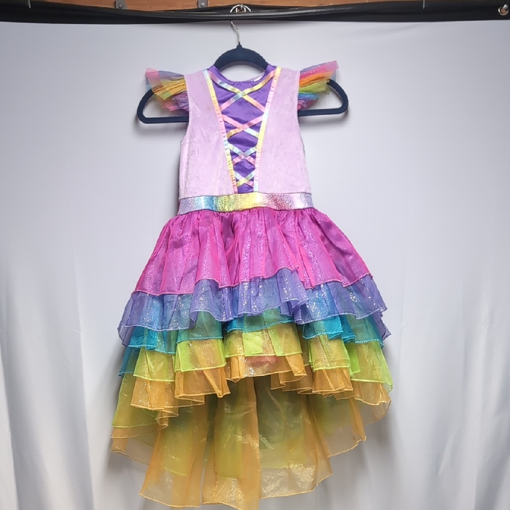 Rainbow Princess Kids Costume Halloween